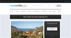 Desktop Screenshot of cretetravel.com